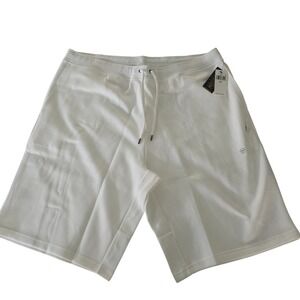 Polo Ralph Lauren Mens Shorts White Double Knit Drawstring 13" Big & Tall 3LT